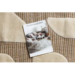 Beige SPARK rug 0696A, modern style, perfect for living room