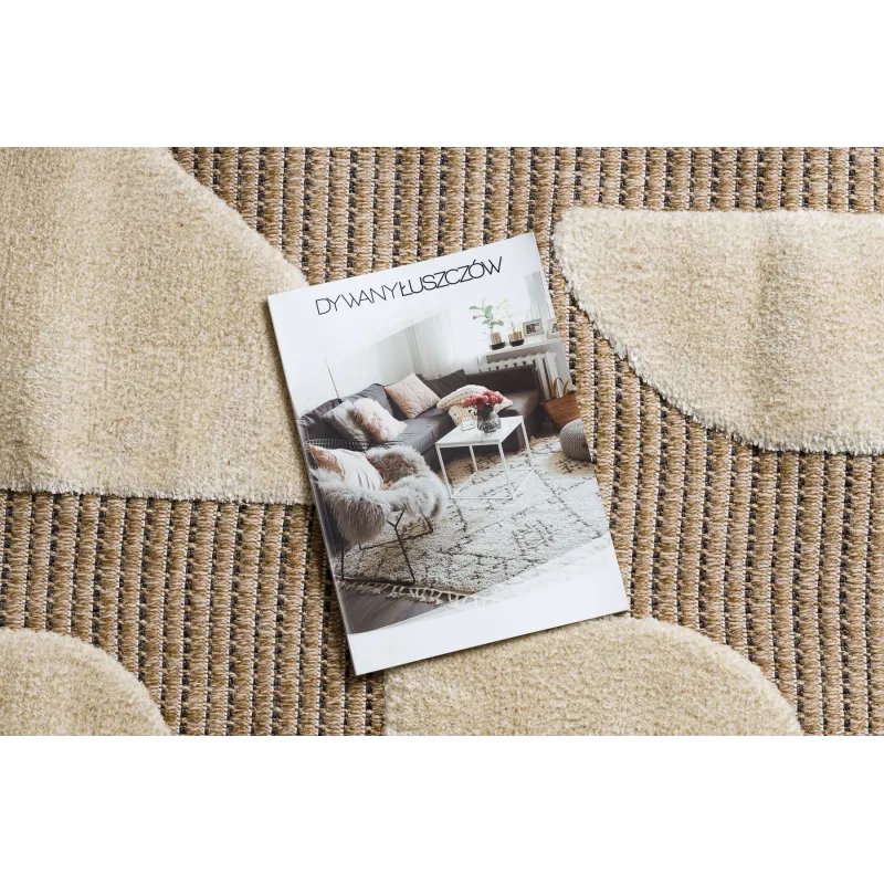 Beige SPARK rug 0696A, modern style, perfect for living room