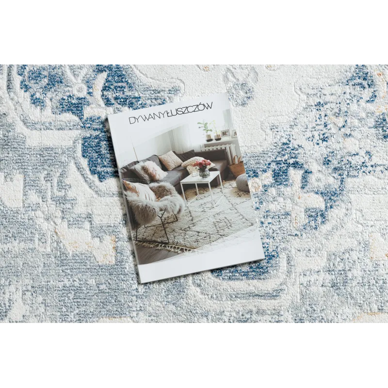 DISTIN 0816A Rug with fringes - modern interior accessory