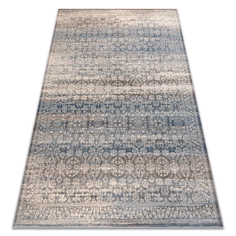NAIN Ornament Vintage Wool Rug Beige/Blue