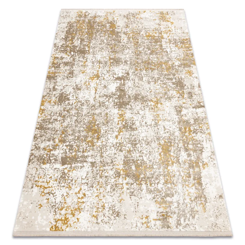 DUKE 51546 Vintage rug in beige and gold, soft and textured design