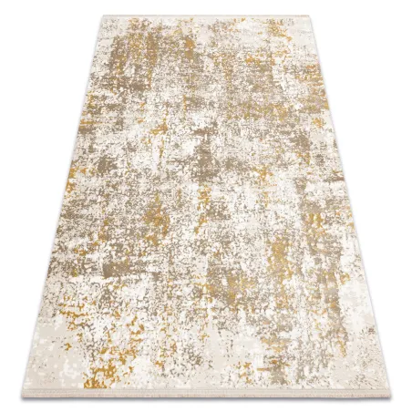 DUKE 51546 Vintage rug in beige and gold, soft and textured design