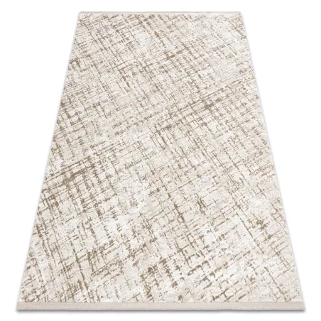 DUKE 51550 geometric rug in beige, soft texture, modern design
