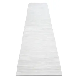 DUKE 51376 Cream Striped Runner Rug