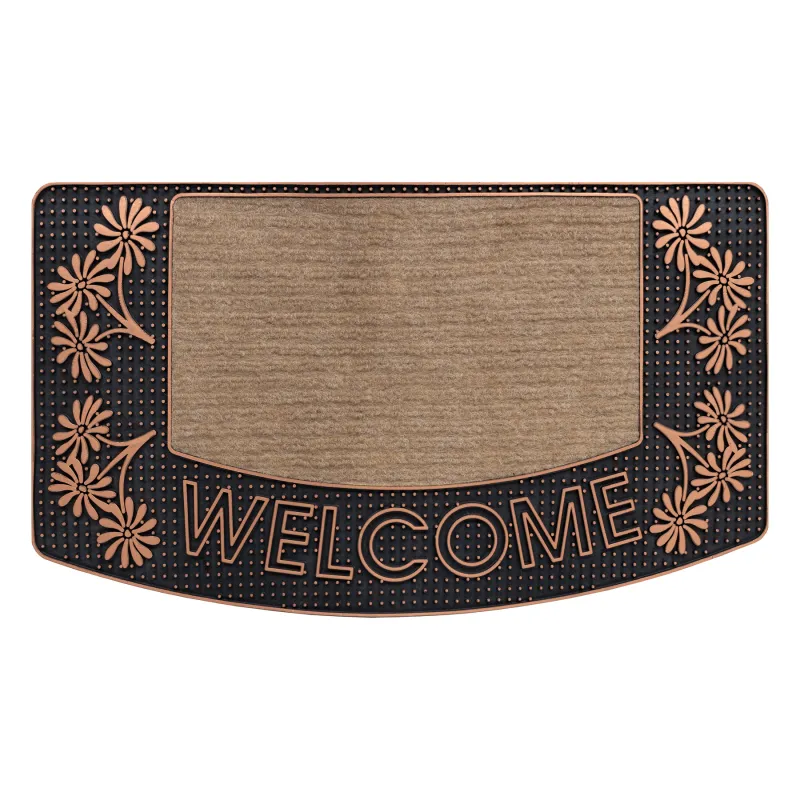 BH 224W Welcome Doormat, brown, non-slip for indoor and outdoor use