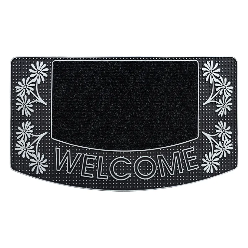 Welcome Doormat BH 224W Silver, non-slip, suitable for indoor and outdoor use