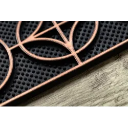 Brown Circles Doormat BH 205, modern style, suitable for indoor and outdoor areas
