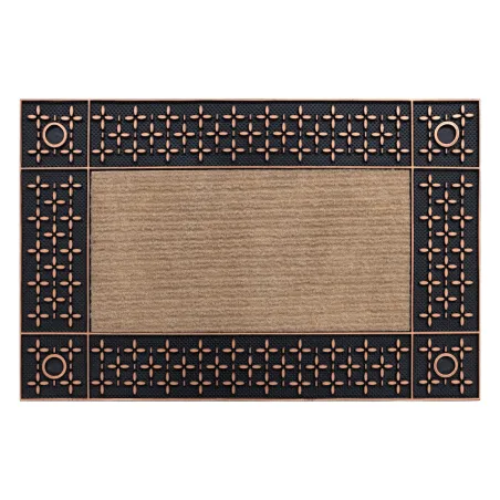 BH 207 non-slip door mat in brown, suitable for indoor and outdoor use