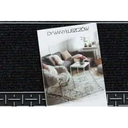Door Mat BH 225 Grid, stylish silver, rubber, suitable for indoor and outdoor use