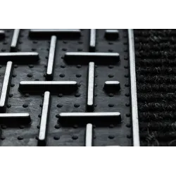 Door Mat BH 225 Grid, functional rubber, ideal for office and outdoor use