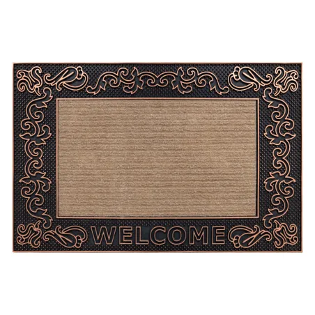 Welcome Door Mat BH 219W, brown, non-slip, suitable for indoor and outdoor use