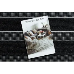 Door Mat BH 229 Stripes, stylish silver design for home and outdoor areas