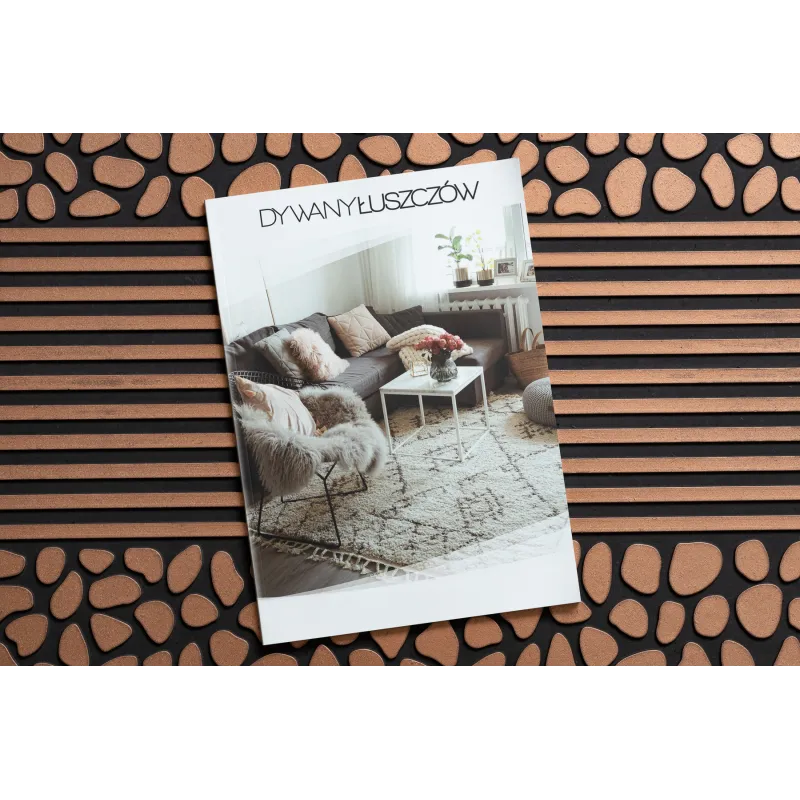 Brown BH 701 Stones door mat, modern style for indoor and outdoor use