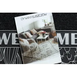 Stylish silver Welcome Doormat BH 239, perfect for home entryways