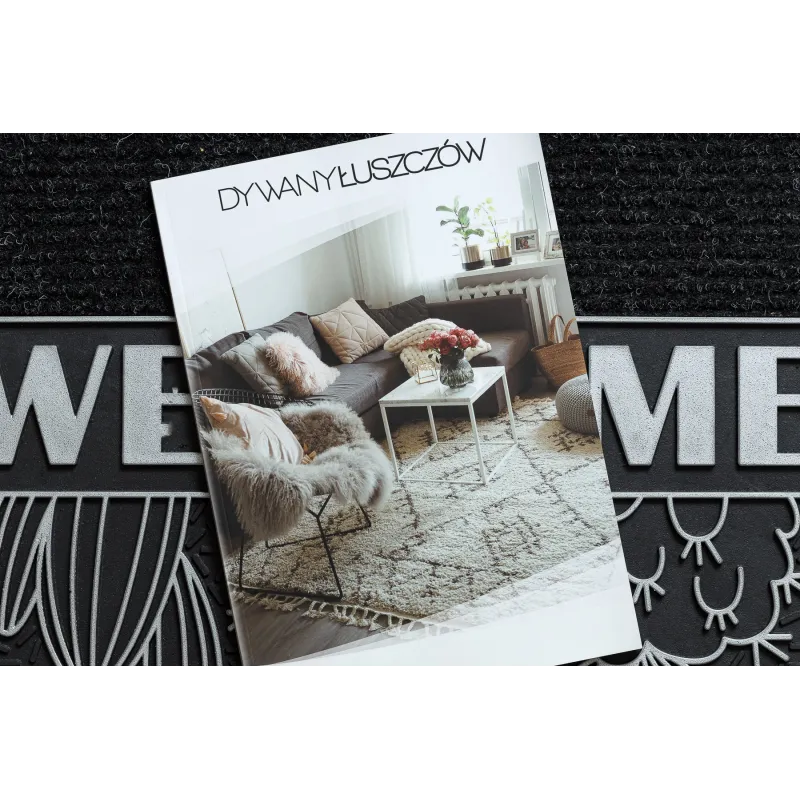 Stylish silver Welcome Doormat BH 239, perfect for home entryways