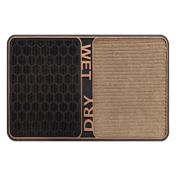 BH DM003 Wet Dry Doormat Brown 45x80 cm