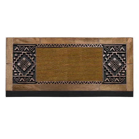 Boho NT004 Brown Door Mat, non-slip, rubber, suitable for indoor and outdoor use