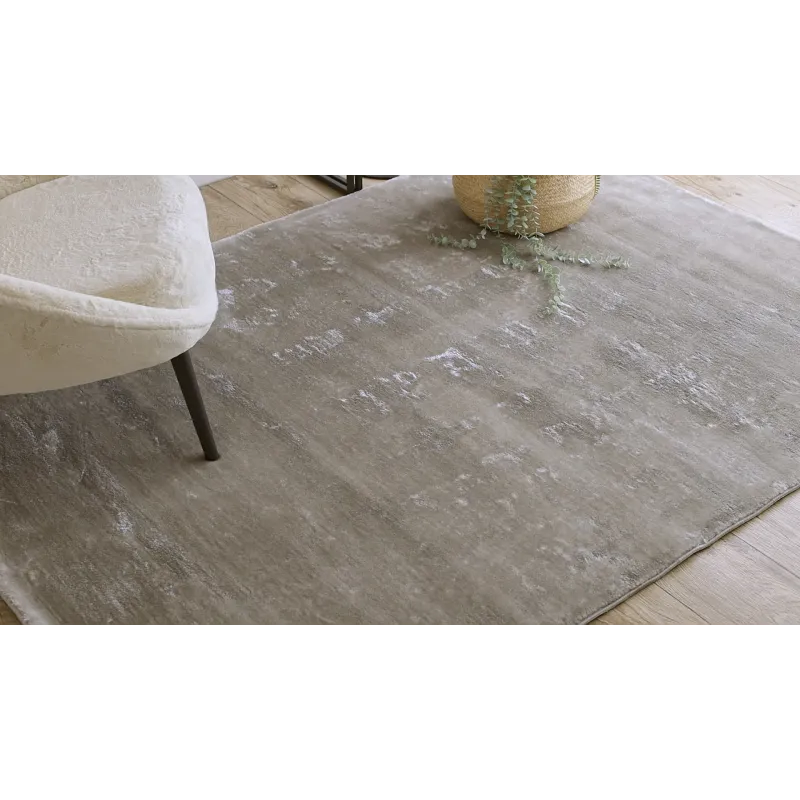 Stylish VISCO Silver Rug, perfect for contemporary living rooms