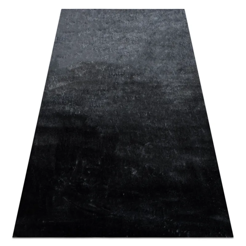 VISCO dark gray plush rug 5, rabbit fur imitation, modern carpet
