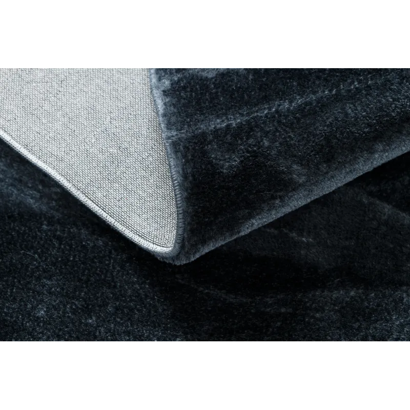 Dark gray VISCO rug for the bedroom, modern and elegant
