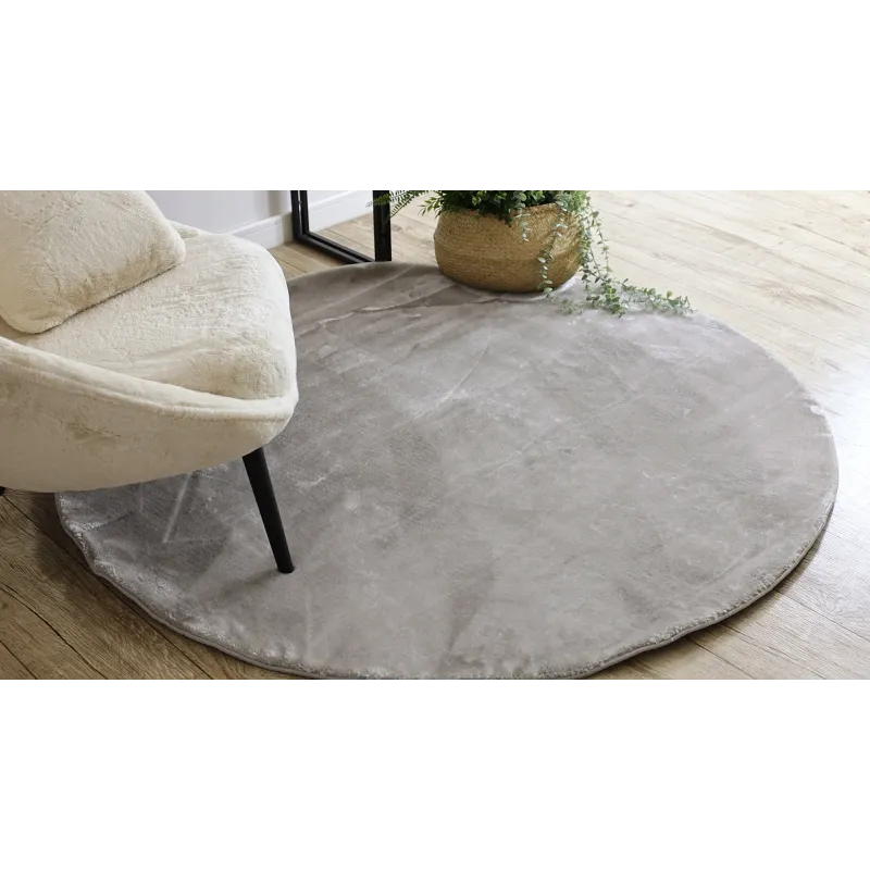 Stylish silver VISCO rug 3, modern design, perfect for the living room