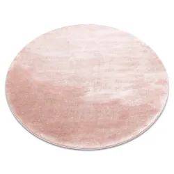 VISCO Pink Round Rug