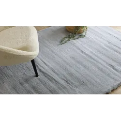 Modern silver TEDDY NEW Dream 47 rug, perfect for living room decor
