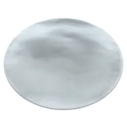 TEDDY NEW dream 47 Circle Silver Shaggy Rug