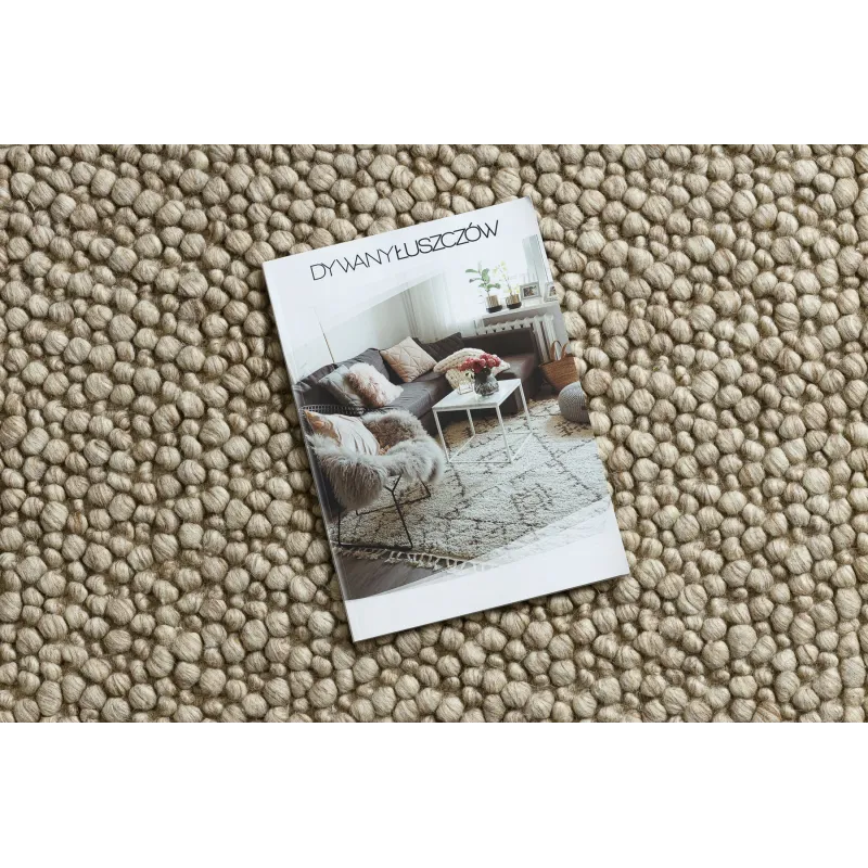 TAHAR Wool Rug 99005C Beige