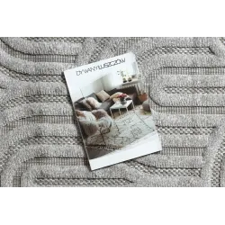 SANTO Geometric Sisal Rug 0537 Grey