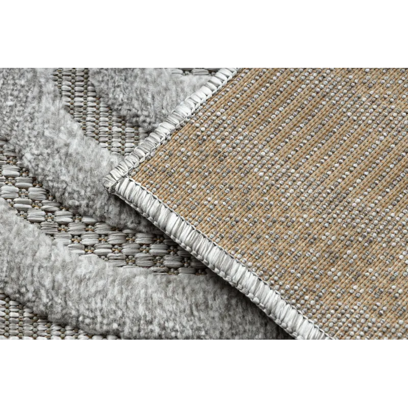 SANTO Geometric Sisal Rug 0537 Grey
