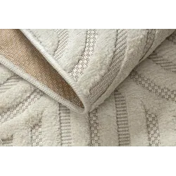 SANTO Geometric Sisal Rug 0537 White