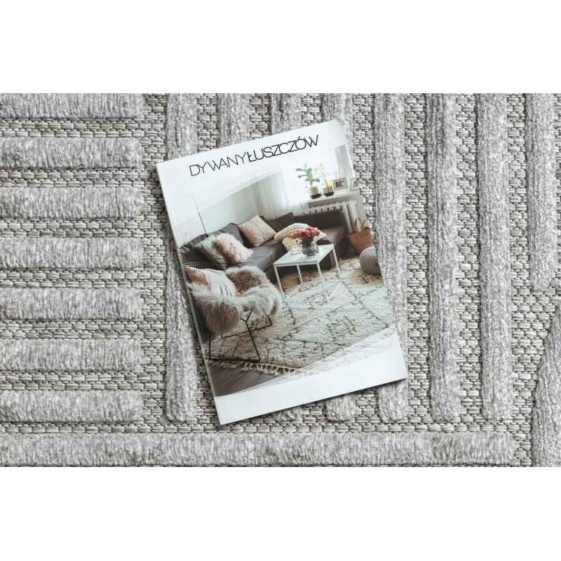 SANTO Geometric Grey Rug