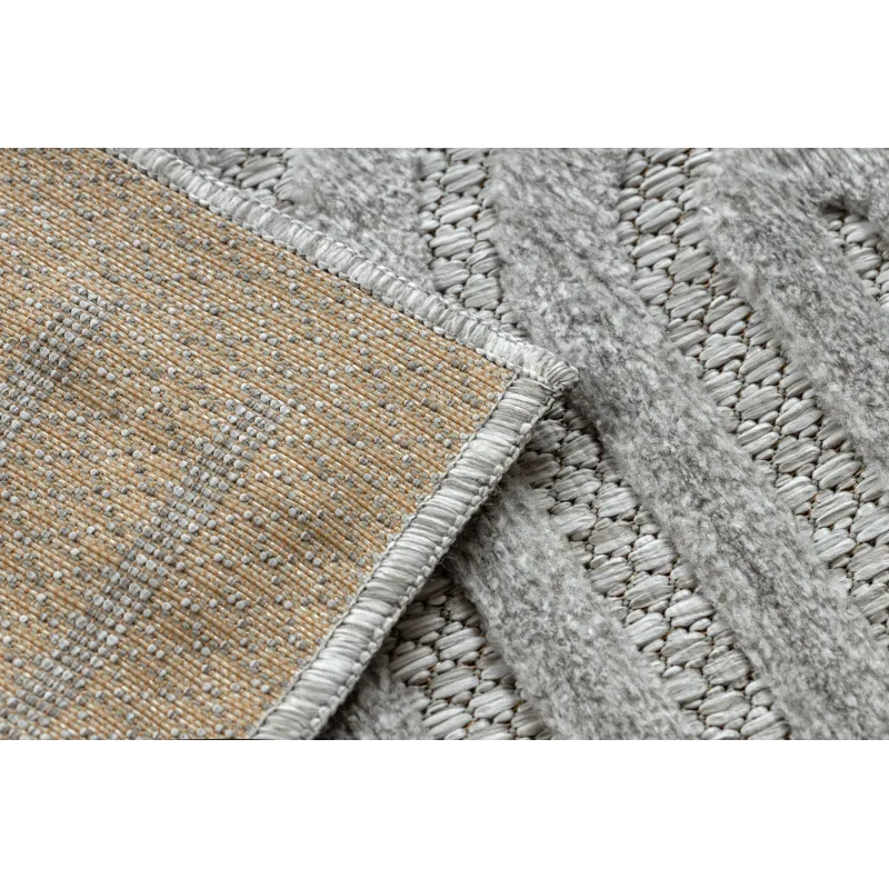 SANTO Geometric Grey Rug