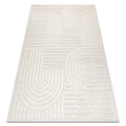 SANTO Sisal Rope Rug 0989 Geometric White