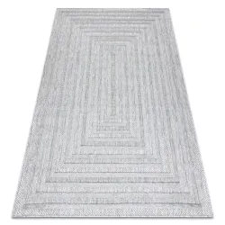 SANTO Jute Cord Rug 0999 Geometric Gray