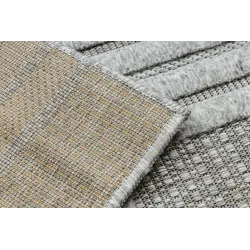 SANTO Geometric Grey Sisal Rug