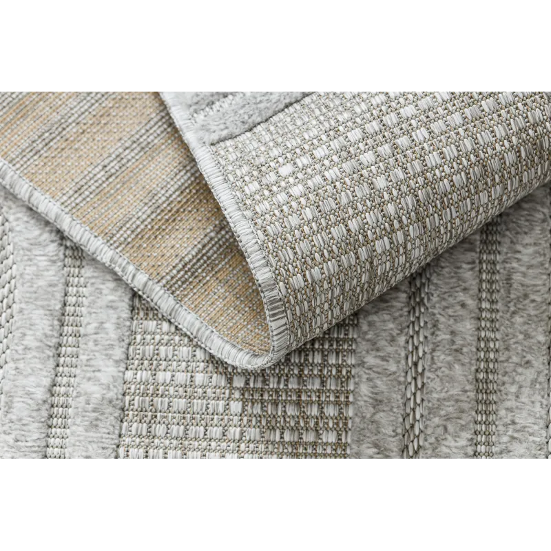 SANTO Geometric Grey Sisal Rug