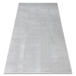 BALANCE 9086 Geometric Rug Grey