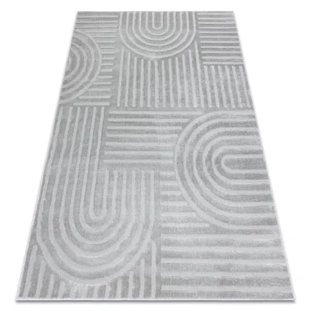 BALANCE 1918 Grey geometric rug, modern design for contemporary spaces