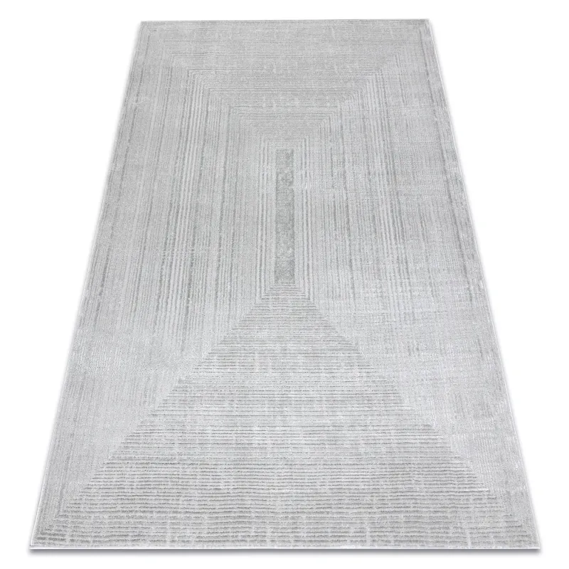 BALANCE 8788 Grey geometric rug, modern design for living room