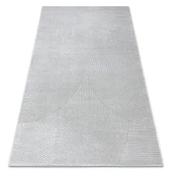 BALANCE 0194 Grey Geometric Rug