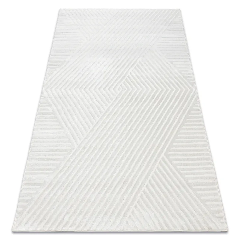 BALANCE 1503 Cream Geometric Rug - modern, structural, glamorous design