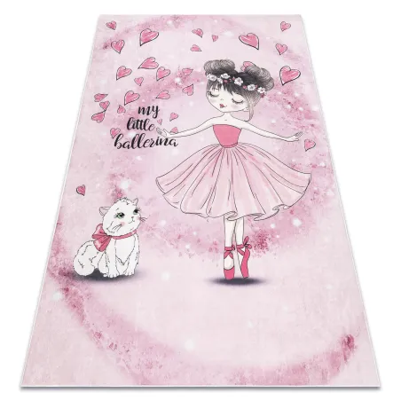 BAMBINO 2185 Washable Kids Rug Pink