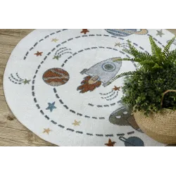 BONO 8288 Space Cosmos Round Rug
