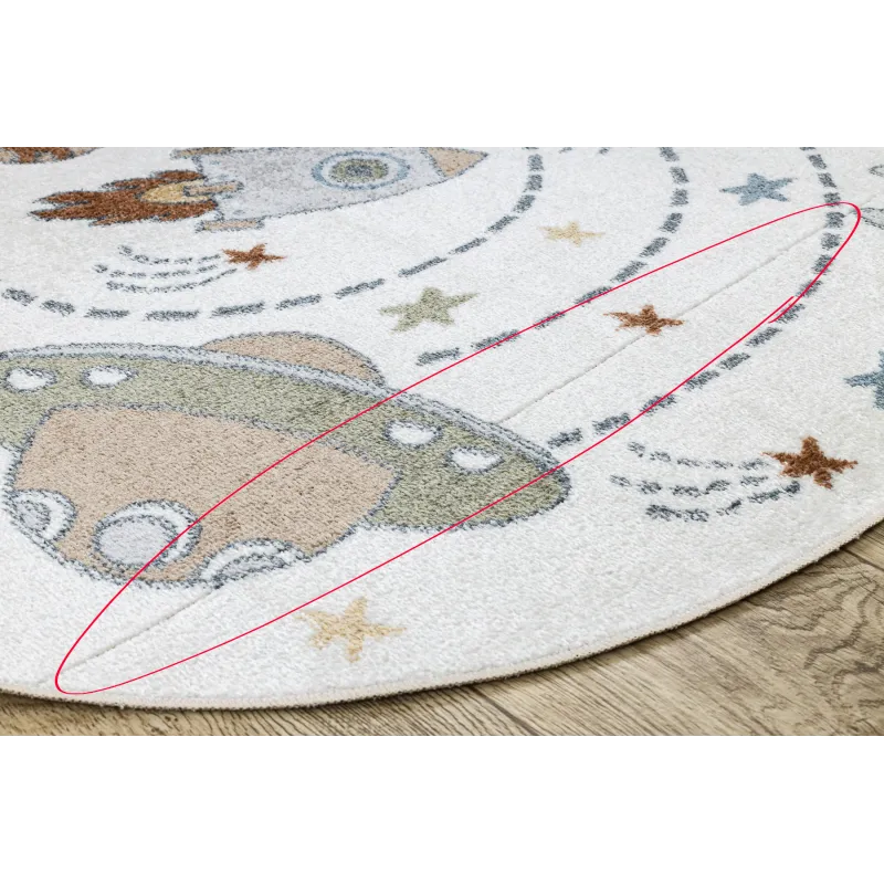 BONO 8288 Space Cosmos Round Rug