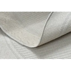 TIMO 5979 Round Outdoor Rug White