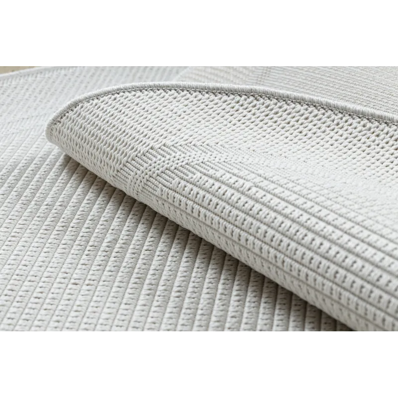 TIMO 5979 Round Outdoor Rug White