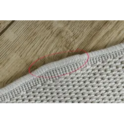 TIMO 5979 Round Outdoor Rug White