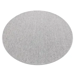 Rug TIMO 6272 round ROPE SISAL outdoor light gray - 2ND GRADE